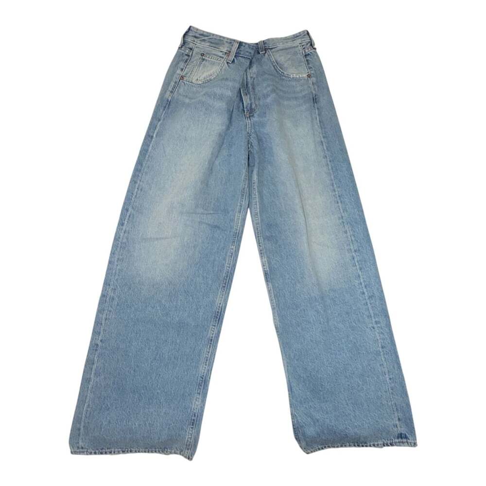 Agolde Vana Fold Wide Leg Jeans Mantra Size 25 NWT $278